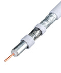 Cablu coaxial DIGI-SAT 3030, 75 Ohm, PVC alb, tambur 500m