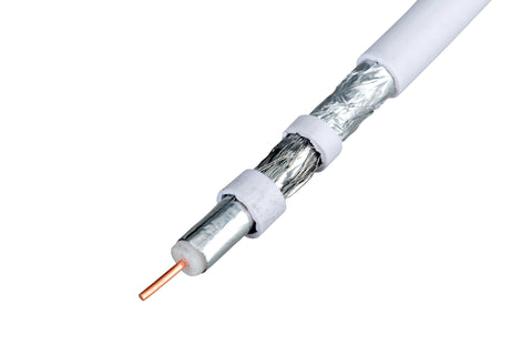 Cablu coaxial DIGI-SAT 3030, 75 Ohm, PVC alb, tambur 500m