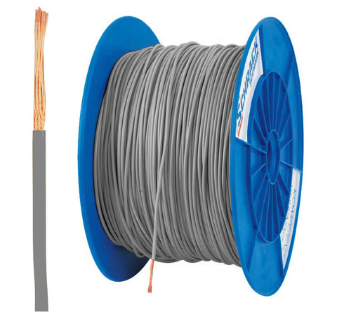 Tambur cu 300m conductor H05V-K 0,75 gri