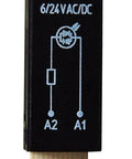 Modul LED rosu 6/24 VAC/DC pt.relee PT