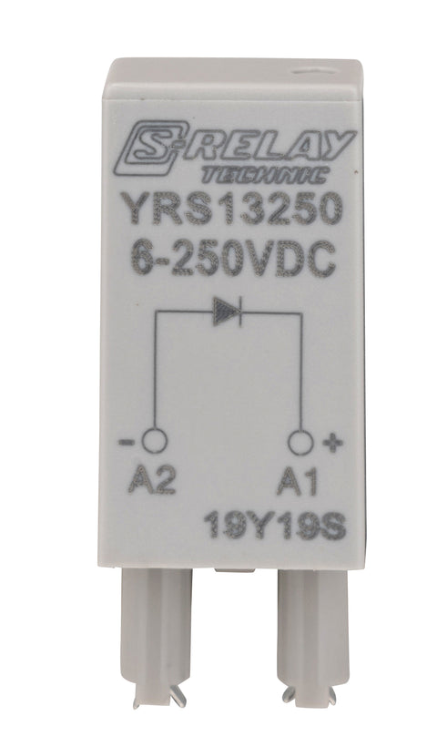 Modul protecție cu diodă 6-250Vc.c. pentru soclu S-Relay