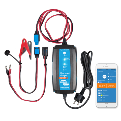 Incarcator de retea Victron Energy Blue Smart IP65 Charger 12 10 + DC connector