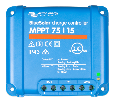 Incarcator solar 12V 24V 15A Victron Energy BlueSolar MPPT 75 15 (12 24V-15A)