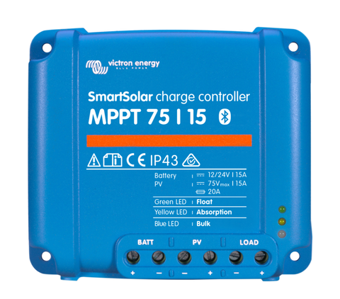Incarcator solar 12V 24V 15A Victron Energy SmartSolar MPPT 75 15