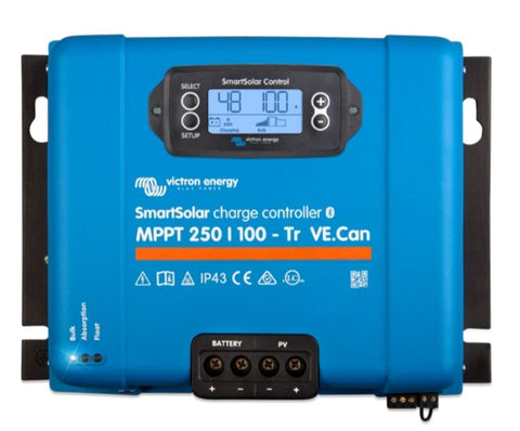 Incarcator solar 12V 24V 48V 100A Victron Energy SmartSolar MPPT 250 100-Tr-VE.Can