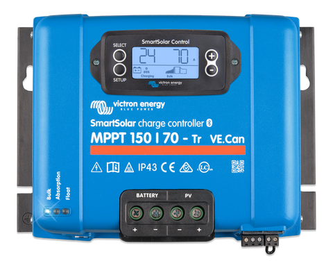 Incarcator solar 12V 24V 48V 70A Victron Energy SmartSolar MPPT 150 70-Tr VE.Can