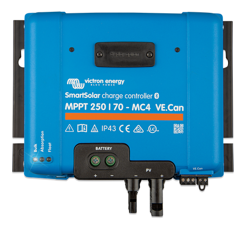 Incarcator solar 12V 24V 48V 70A Victron Energy SmartSolar MPPT 250 70-MC4 VE.Can