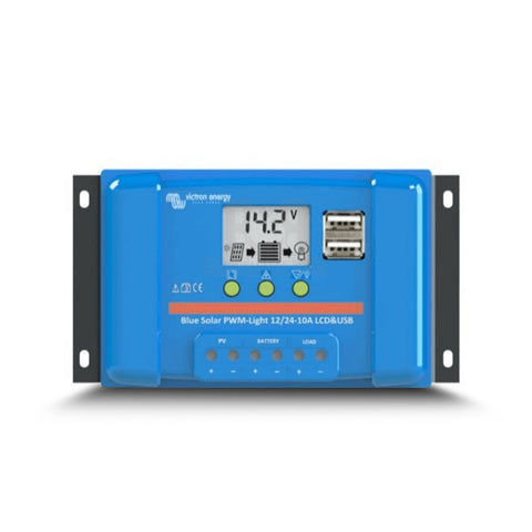 Incarcator solar LCDUSB 12V 24V 10A Victron Energy BlueSolar PWM-LCDUSB 12 24V-10A