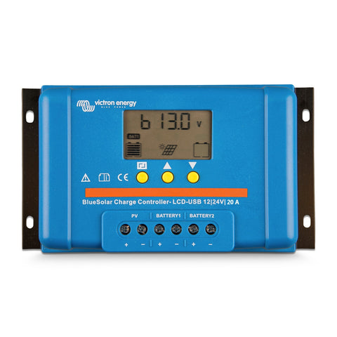 Incarcator solar LCDUSB 12V 24V 20A Victron Energy BlueSolar PWM-LCDUSB 12 24V-20A