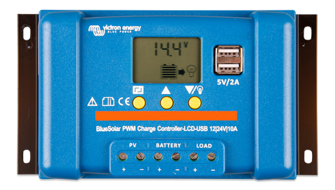 Incarcator solar LCDUSB 12V 24V 30A Victron Energy BlueSolar PWM-LCDUSB 12 24V-30A