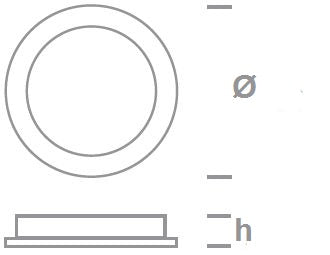 Mara-I-R LED 10W 3000K 700lm, IP54, alb