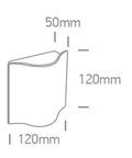 Emi LED 6W wall lamp 400lm 3000K 230V IP54antracit
