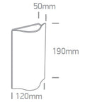 Emi-L LED 2x6W wall lamp 2x400lm 3000K 230V IP54antracit