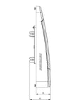 Mâner cu apăsare-tragere + insert butuc cu dublu bit de 5 mm