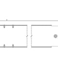 Fâşie contrapanou de umplere, din oţel galvanizat Î=2000 mm