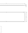 Perete despărţitor din oţel galvanizat, Î=2000 A=800 mm