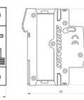 Întreruptor automat modular (MCB) AMPARO 6kA, C 40A, 2-poli