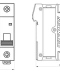 Întreruptor automat modular (MCB) AMPARO 6kA, C 13A, 3P+N