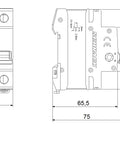 Comutator principal modular 63A, 3-poli