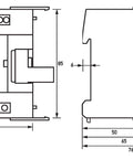 Remote and reactivation unit for RCCB, BD series, up to 63A