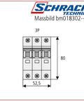 Comutator modular 3poli, 63A