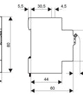 Miniature Circuit Breaker (MCB) DC-B16, 1-pole, 40° C, 10kA