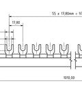 Bara colectoare cu contacte furca 10mm?