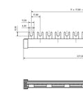 Busbar 2-pole, 6xMCB N+1, 12MW