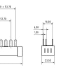 Baretă pt. diferențial 4P + 1 Sig Aut 4P + 4 Sig Aut 1P+N