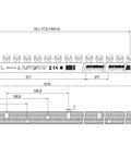 Bareta furca 4P L1, N/L2, N, L3, N 16mm², 1m