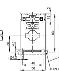 Transformator pentru releu diferențial tip A, diametru 24mm