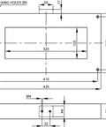 Transformator pentru releu diferențial tip A, 325x125mm
