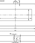 Transformator pentru releu diferențial tip A, 470x160mm