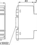 Releu deferențial tip B, cu display LCD, de la 30mA la 3A