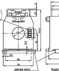 Transformator pt. releu diferențial tip B, 30-300mA, D=28mm