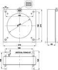 Transformator pentru releu diferențial tipB,0.3-15A, D=160mm