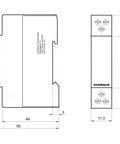 Contactor modular (1UH) 20A, 1ND+1NÎ, 230Vca, seria AMPARO