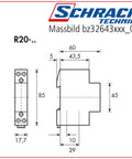 Contactor modular 25A 2NI 24V AC
