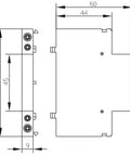 Bloc contact.aux.1ND+1NI 6A, pt contactoare modulare