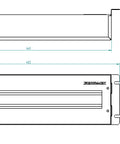 Suport 19“ ap modular,cu plastron şi mască spate,3U,RAL7035