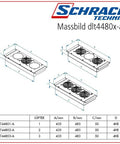 Unitate cu 3 ventilatoare 19" cu termostat