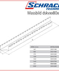 Profil canal cablu vertical pt.DS/DSZ/DSI 800mm latime, 32U