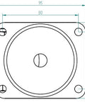 Set role pentru rack DS/DSZ/DSI/DSP 19" ,sarcină max. 400kg
