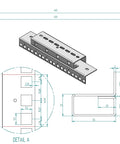 Dulap Server DSS, 600x1970x1.200mm,1800kg,19" 47U,RAL9005