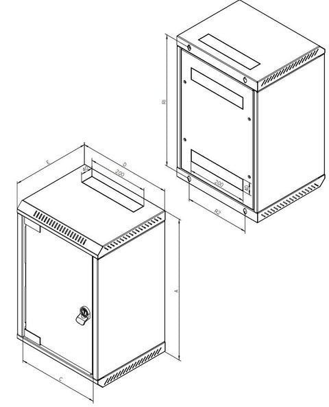 Dulap 10" 6U 310x337x260mm