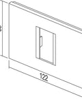 Ramă 1/3M, argintiu