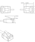 Patchcord SLIM Rotund U/FTP Cat.6a, AWG32, LS0H, gri, 5m