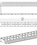 fixLink Pro/Pro+ Panel 19" 1U 48xRJ45 RAL7035
