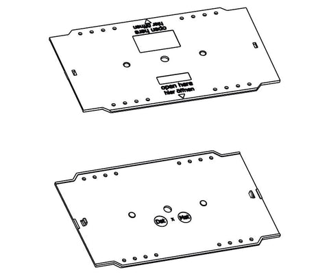 Capac casetă de sudură fibră optică, alb, pt HSELSZSK01