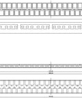 Patchpanel 19" gol pt. 48 module (SFB),1U,oțel